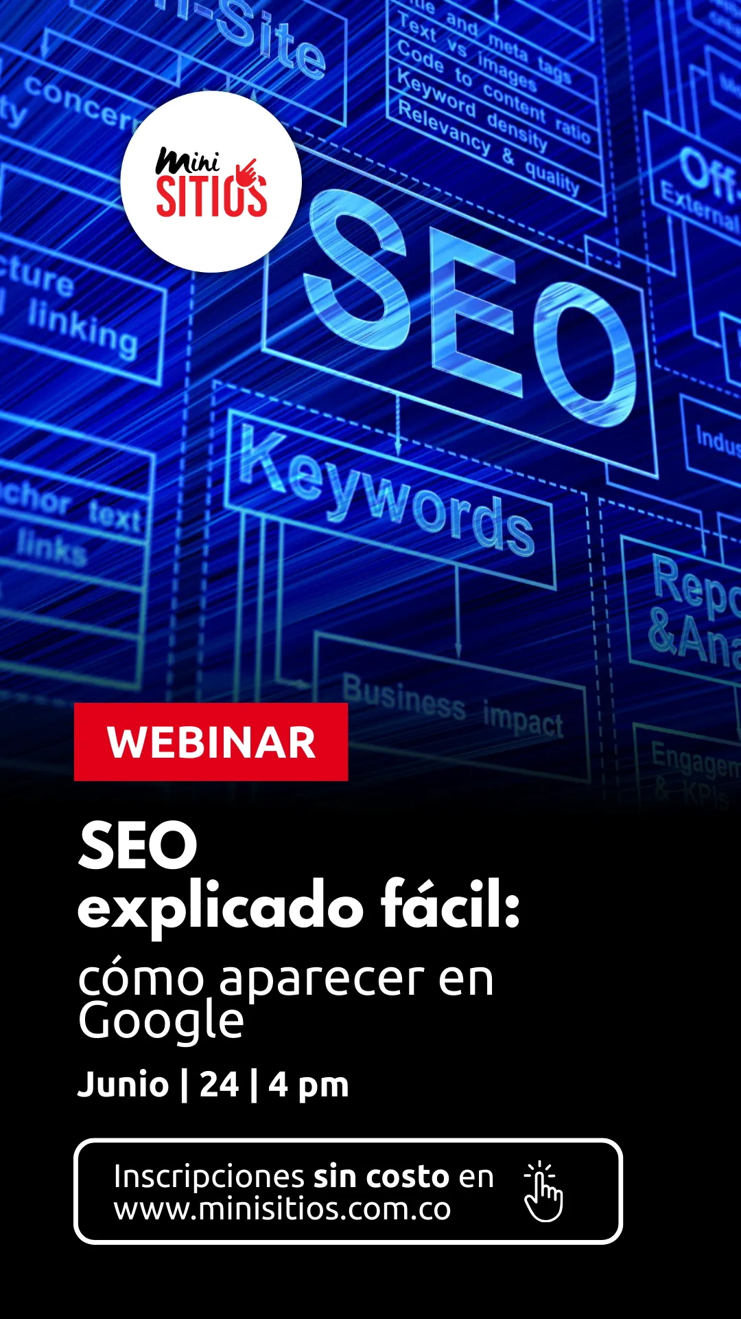 Qué es SEO y por qué es clave a largo plazo
SEO local para negocios en ciudades
Palabras clave que sí traen clientes
Optimización básica de páginas y blogs
Qué resultados esperar y en cuánto tiempo